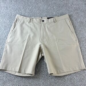 DUNNING‎ Mens Size 40 Beige Golf Shorts Lightweight Performance Casual Chino